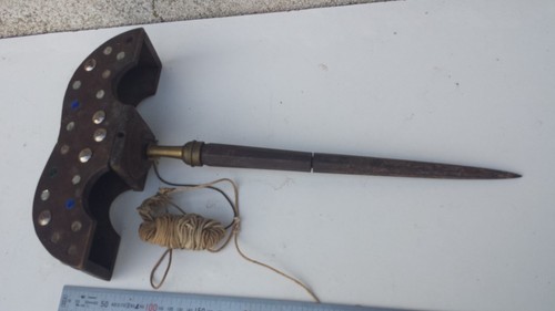Ancien rare miroir - , à