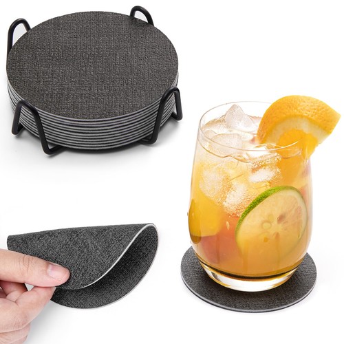 Dessous verre rond - verre, en