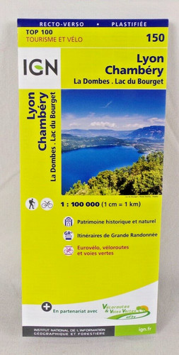 Carte ign lyon - lyon, 150-