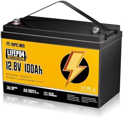 Batterie lifepo4 12v 100ah - 12v,