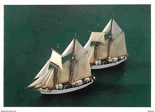 Carte postale bateaux - carte,