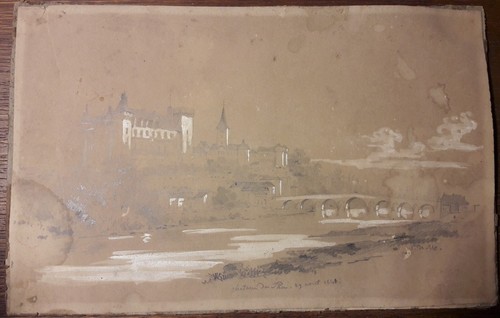 Pyrénées dessin original - :,