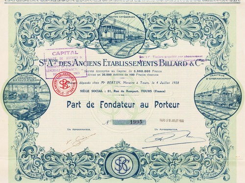 Anciens etablissements - s.a.,