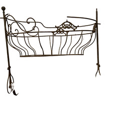 Berceau Vintage En Fer Forgé