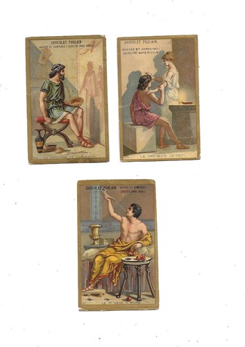 Anciens chromos gaufrés h - anciens,