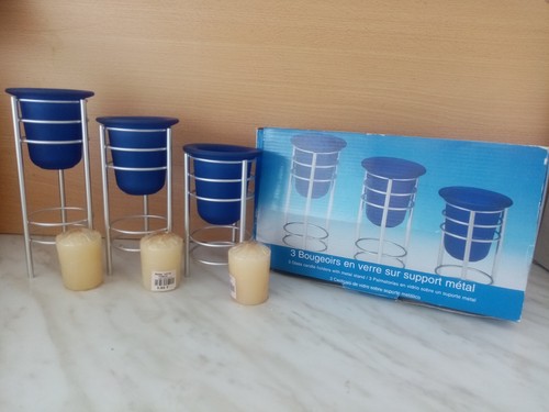 Photophores bougeoirs verre - en,