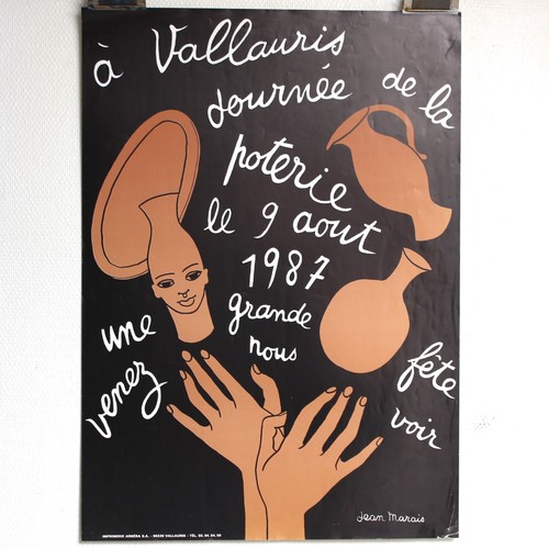 Affiche vallauris journée - affiche,