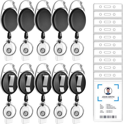 Lot porte badges - lot, 10