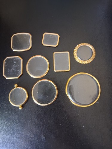 Lot lunettes dorées - lot,