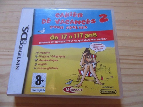 Jeu cahier vacances 2 - cahier,