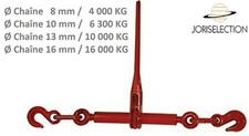 Tendeur d'arrimage 2 crochets raccourcisseurs AU CHOIX  4 TONNES A  16 TONNES 