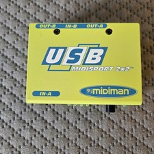 M-Audio Midiman Midisport 2x2 USB 32 MIDI Channel Interface for Mac / PC