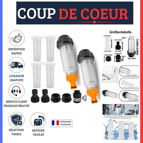 Lot filtres eau 4 pour - filtres, à