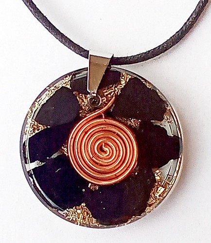 Pendentif orgonite pure - pendentif,