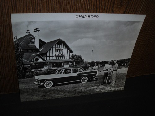 Simca vedette chambord photo - chambord,