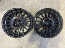 PAIR OF OZ RACING WHEELS 7J X 17 H2 ET35 4 HOLE FIAT BMW ALFA ROMEO LANCIA VED...