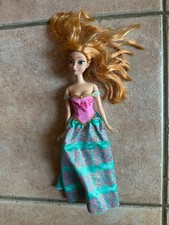 Poupée Disney princesse Anna la Reine des neiges - Robe rose et bleue