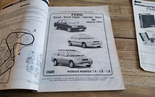 Revue technique ford - escort, et