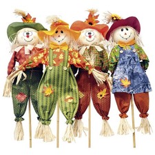 VERDEMAX Épouvantail Traditionnel Modèle Assorti 120 CM Accessoires De Jardin