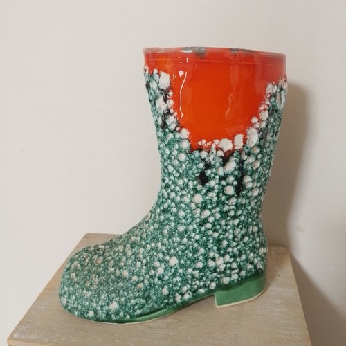 Vase ceramique forme botte - vase,