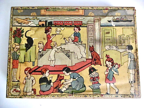 Ancien jeu cubes bois - jeu, en