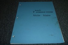 Kubota B2630 B3030 Compact Utility Tractor Hydraulic System Manual xz