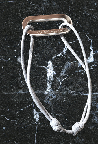 Bracelet cordon noir dinh - cordon,