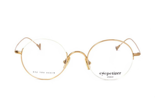 Lunettes vue rondes dorées - de,