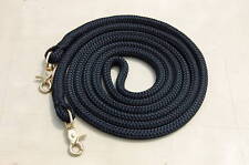 8' BLACK YACHT ROPE SNAP-ON FINESSE REIN FOR PARELLI TRAINING METHOD