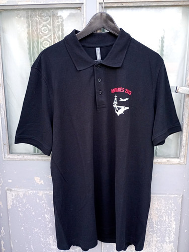 Polo noir marine nationale - polo,