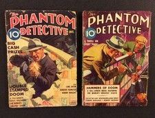 2 Vintage PHANTOM DETECTIVE