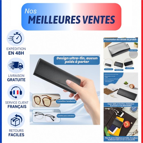 étui lunettes rigide en - rigide,