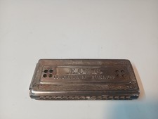 Vintage Hohner Echo Glockenreine Stimmung Harmonica Pre war With Star  C G Key