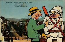 Old postcard Marseille - Why the hell do you wear glasses to go (986848)
