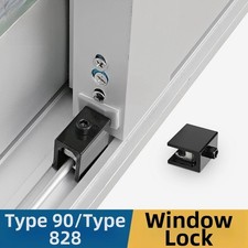 Serrure de porte coulissante en alliage d'aluminium pour rails de fenêtre type