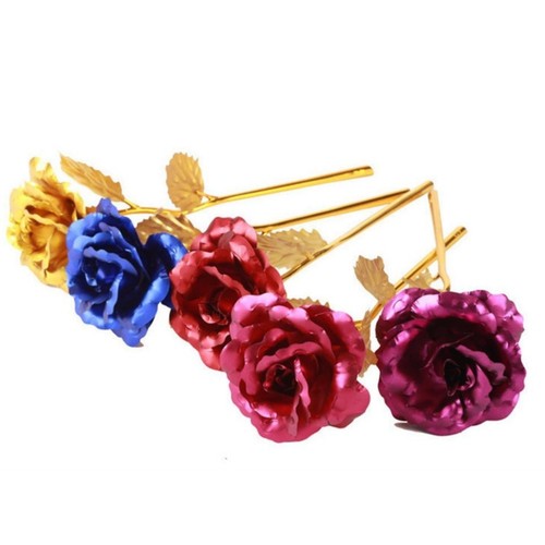 Rose artificielle neuve décor