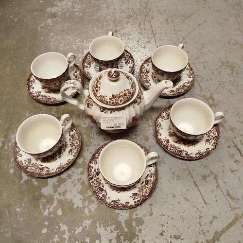 Service the anglais tasses - 6,