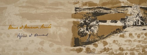 Cathelin bernard lithographie - cathelin,