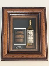 Tableau vitrine thème vin blanc signé