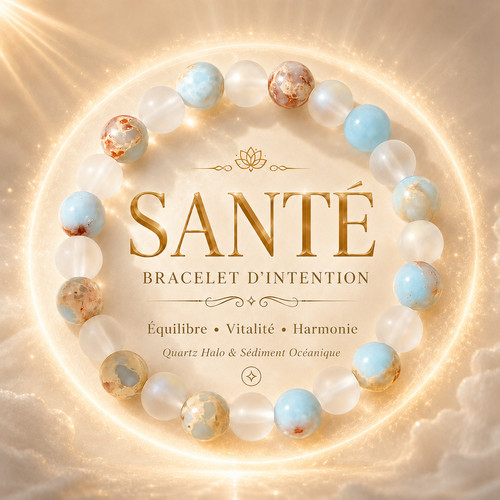 Bracelet quartz halo - bracelet,