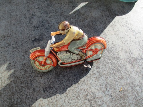 Jouet ancien moto technofix - jouet,