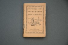 Encyclopédie-Roret G. Laurent Manuel complet du Potier d'Etain Poids et mesures