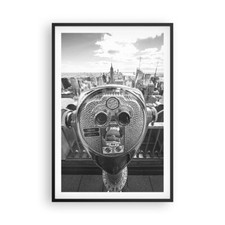 Affiche Poster 61x91cm Tableaux Image Photo Manhattan Jumelles Vue Wall Art