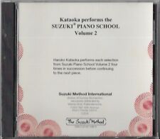 Suzuki Piano School, Vol 2 (Audio CD) by Haruko Kataoka **Brand New Sealed!**