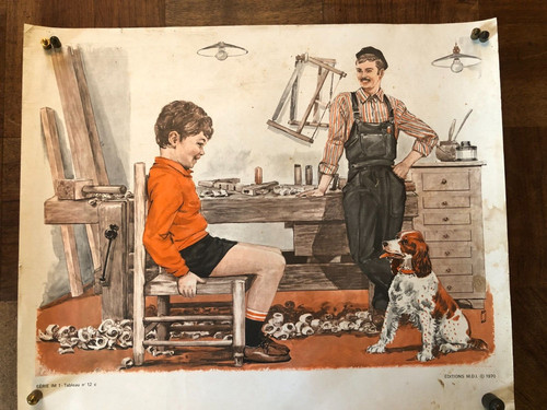 Affiche scolaire les joies - ",