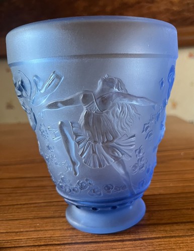 Superbe rare vase verre art - vase,