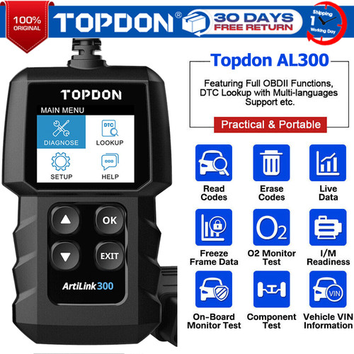 Topdon al300 obd2 appareil - topdon,