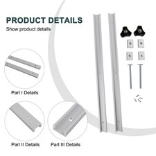 Jeu de rails en T en alliage