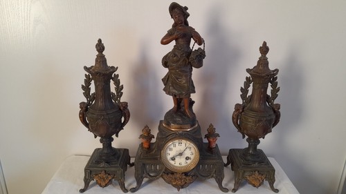 Superbe garniture cheminée - superbe,