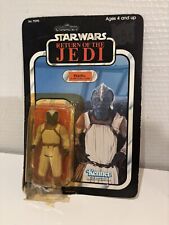 Vintage Star Wars Klaatu Skiff Guard ROTJ Kenner 77 back Unpunched